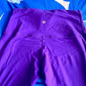 Lululemon Electric Purple Wonder Under Capris